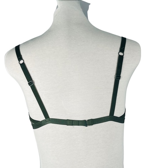 LA Senza push up bra lace padded mountain green size L - Picture 5 of 11